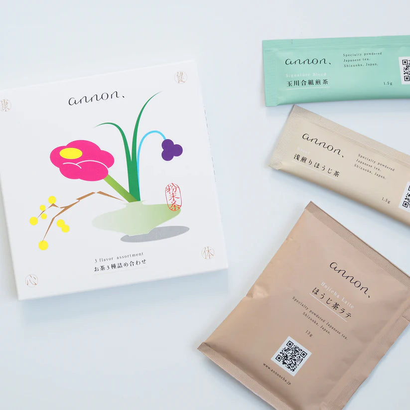 お茶3種詰め合わせ(生花)