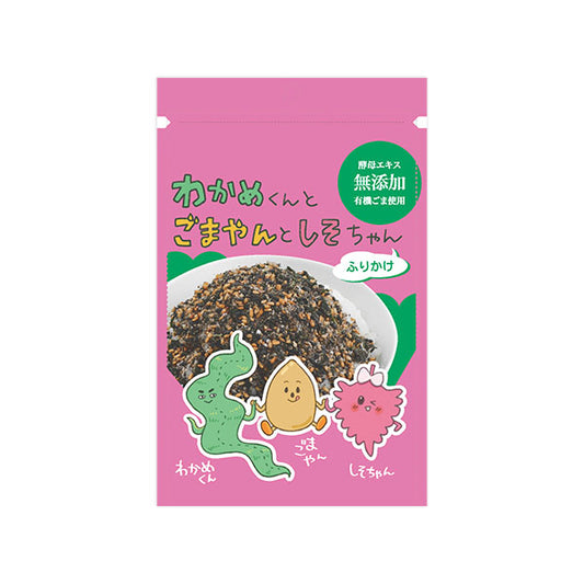 和田萬 わかめくんとごまやんとしそちゃんふりかけ(30g)