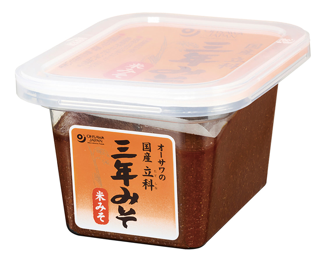 オーサワの国産 立科 三年みそ