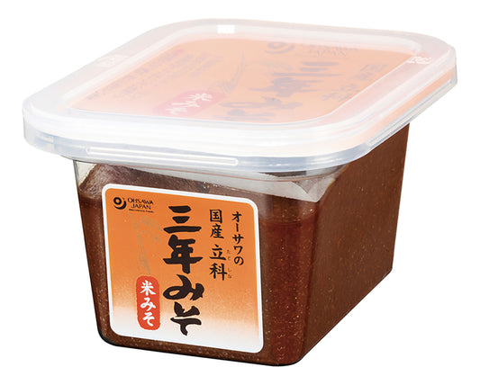 オーサワの国産 立科 三年みそ