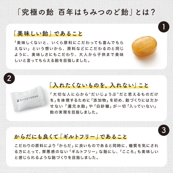 だいじょうぶなもの　レザーウッド　ハーブキャンディ ゆず