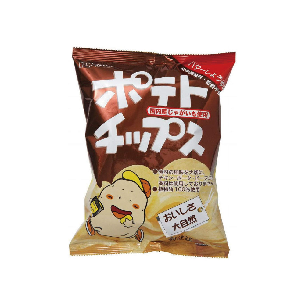 創健社 ポテトチップス バター醤油味 60g