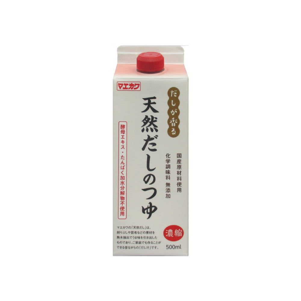 マエカワ 天然だしのつゆ 500ml