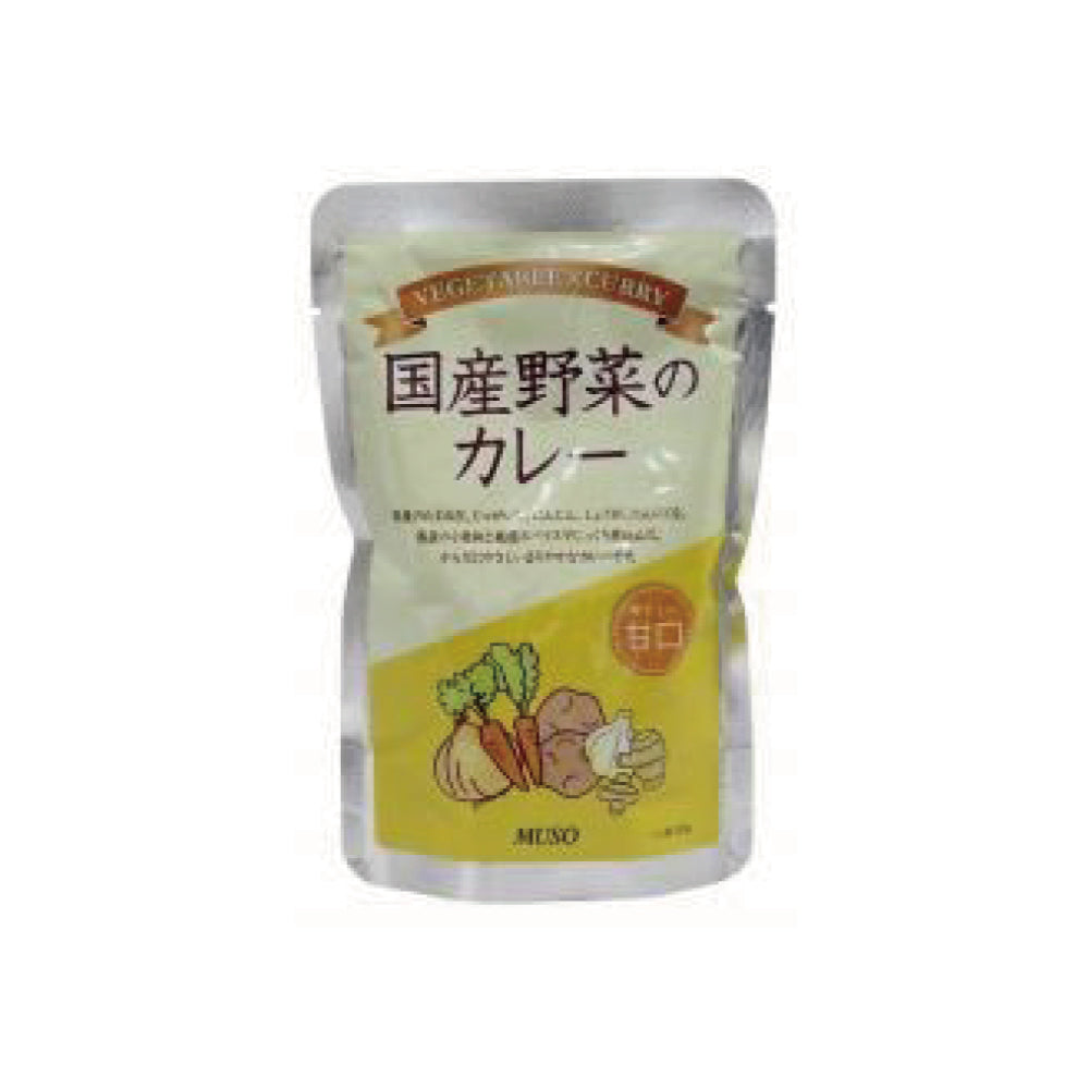 ムソー 国産野菜のカレー 甘口 200g