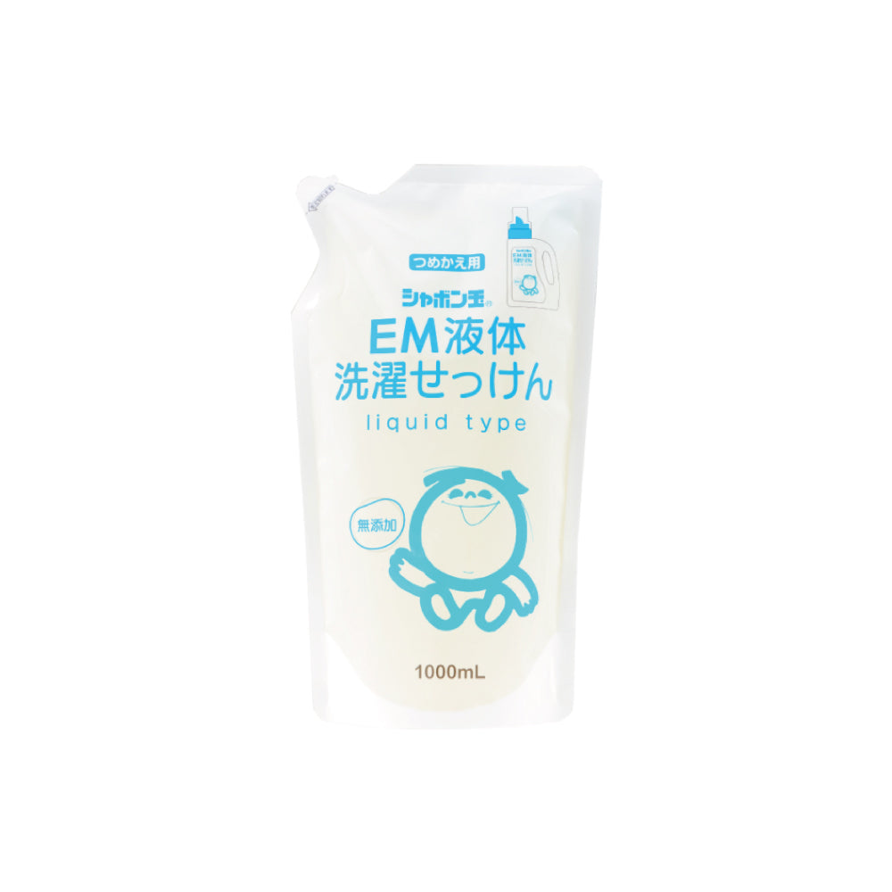 シャ☆EM液体洗濯せっけん詰替1000ml↑