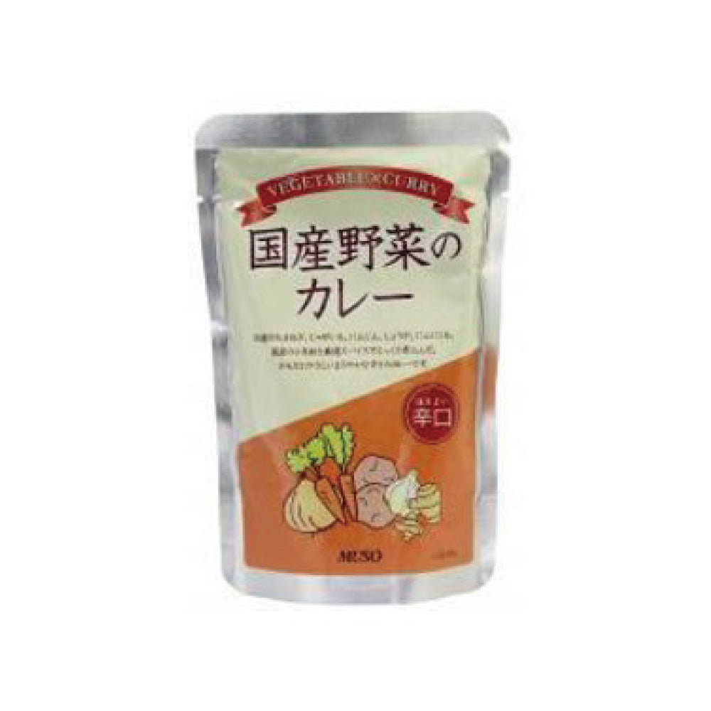 ムソー 国産野菜のカレー 辛口 200g